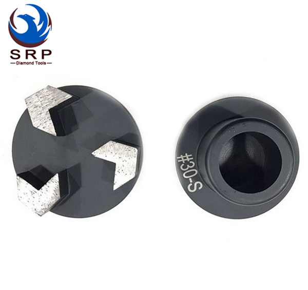 Terrco Plug Metal Grinding Diamonds with Arrow Segments