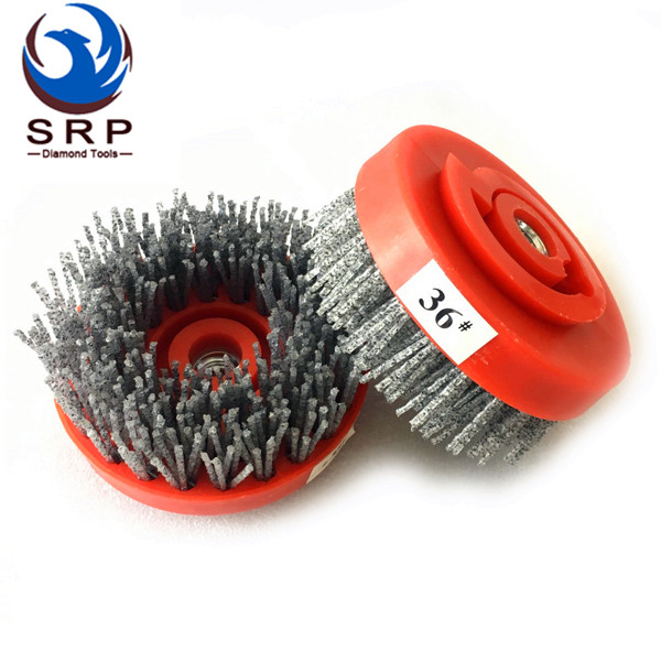 4 Inch Silicon Abrasive Brush with Snail Lock