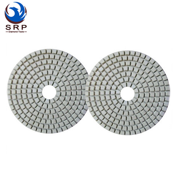 White Grid Wet & Dry Polishing Pads