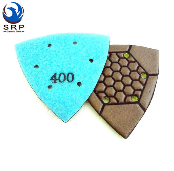 Triangle Dry Polishing Pads