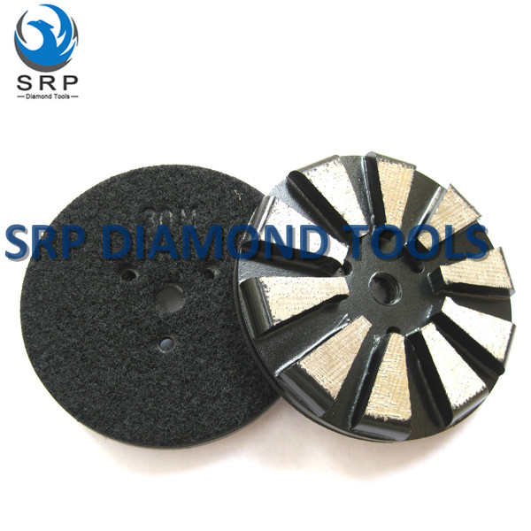 4 Velcro Back Metal Grinding Disc W. 10 Segments